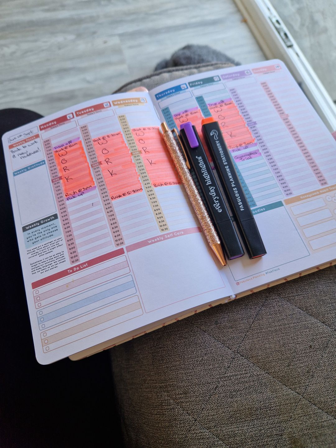Customer photo review of Honeycomb - Planning Journal