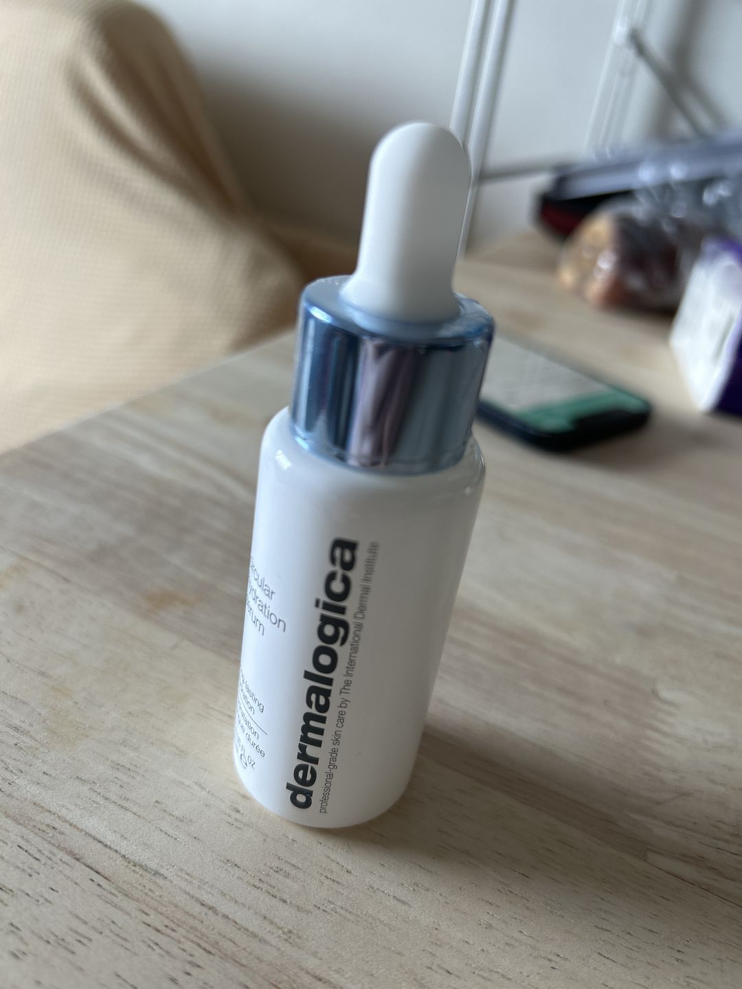 Customer photo review of dermalogica circular hydration serum with hyaluronic acid