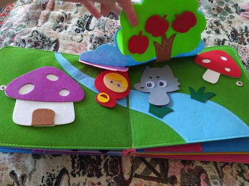 Customer photo review of Adventure Book - Washable Montessori Book