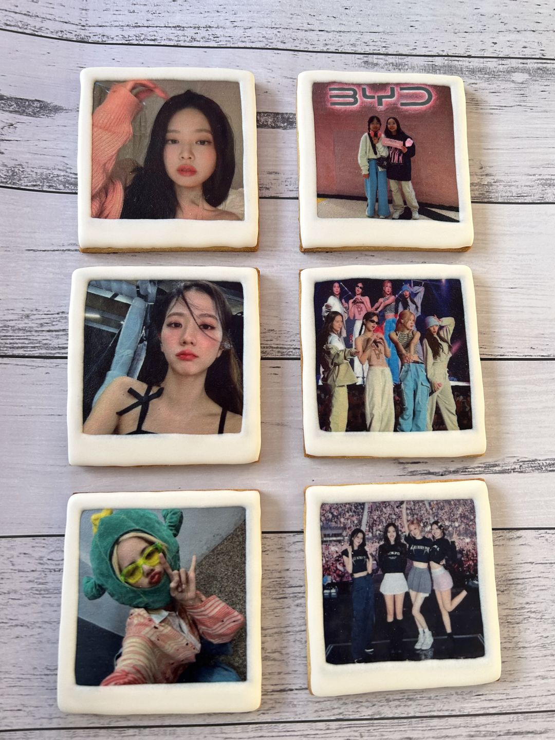 Customer photo review of 6  x 7 cm Square Cookie Custom Edible Icing Images