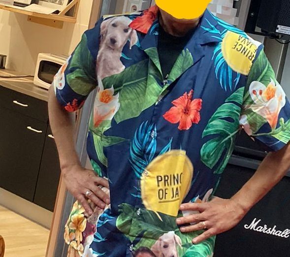 Customer photo review of Jouw foto - Gepersonaliseerd Hawaiiaans hemd