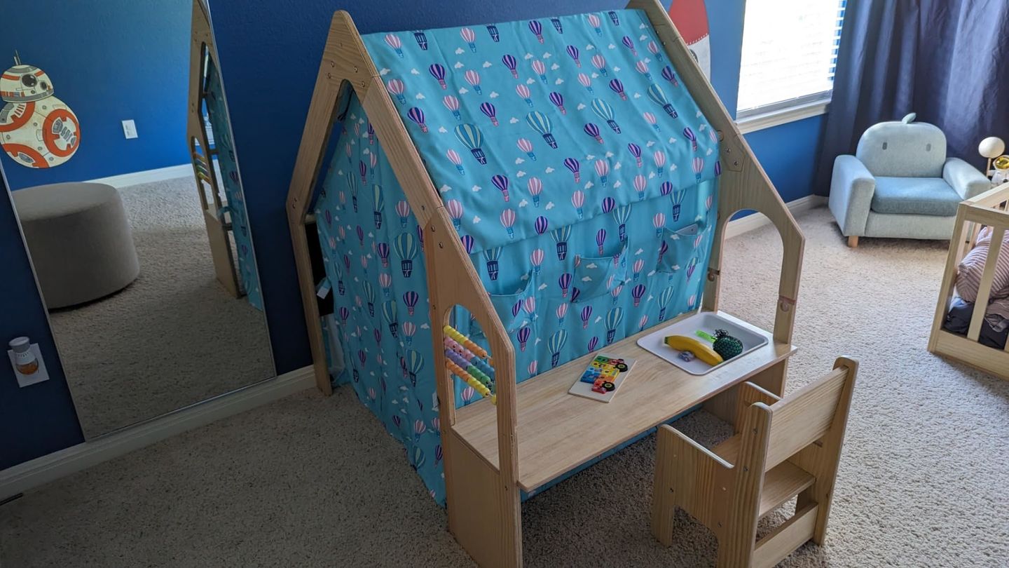 Customer photo review of Flair - Avenlur Wood house Desk with Chair