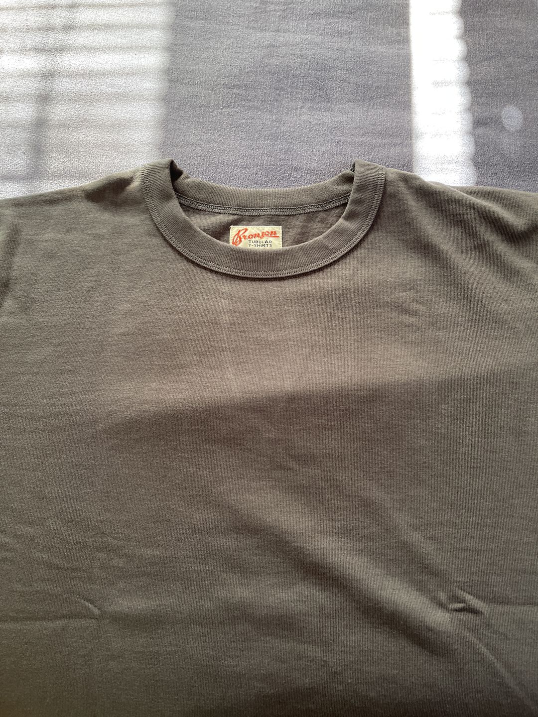 Customer photo review of 9 oz Cotton Tubular T-Shirt - Vintage Black