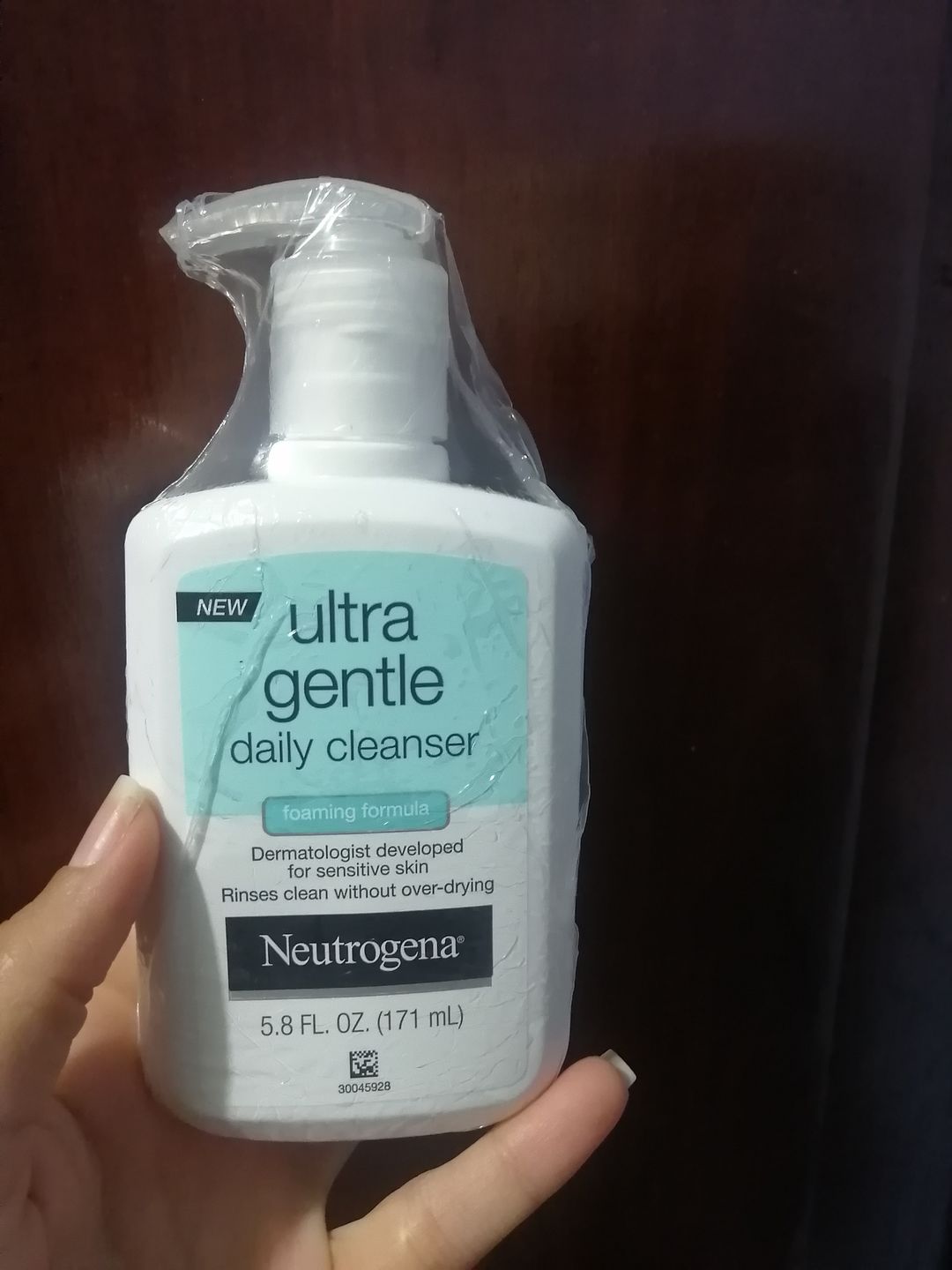 Customer photo review of Ultra Gentle Daily Cleanser