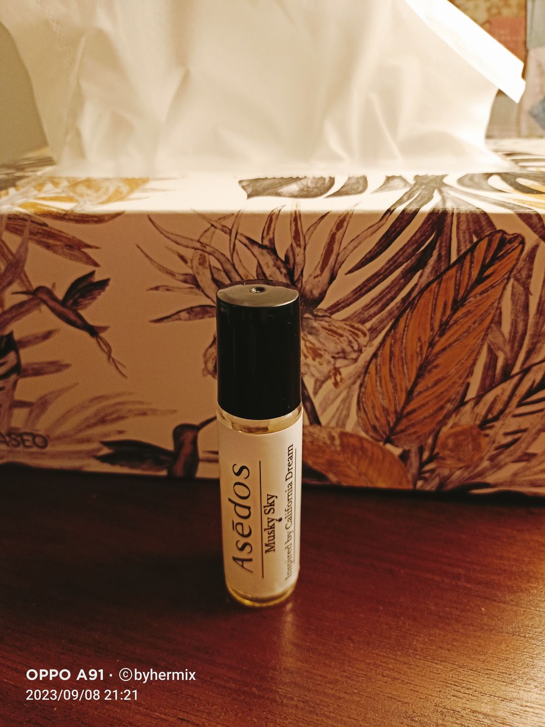 Customer photo review of MUSKY SKY PERFUME OIL
