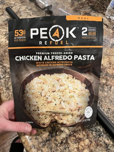 Customer photo review of Chicken Alfredo