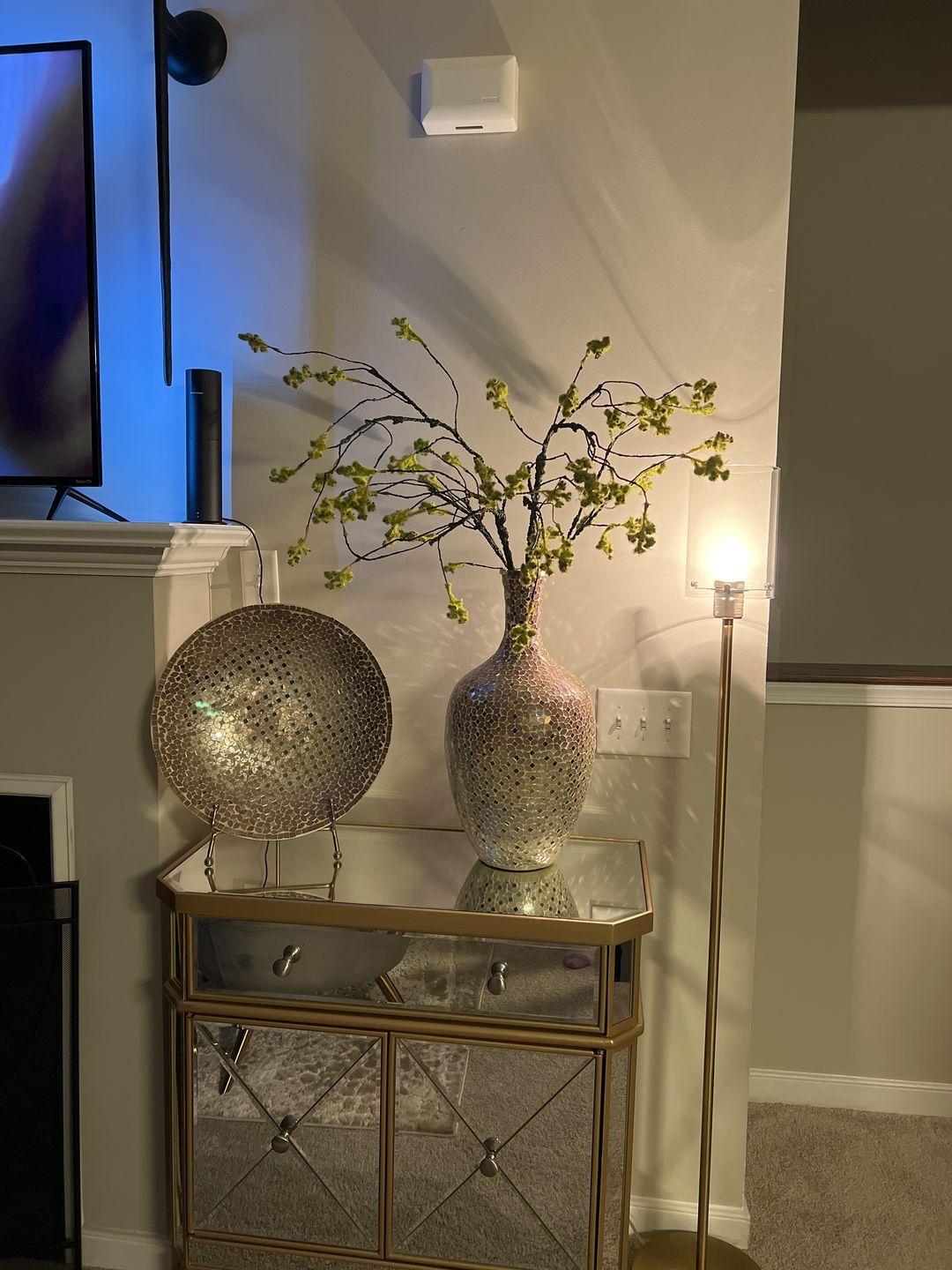Customer photo review of Artificial Branch with Green Buds