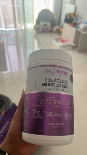 Customer photo review of COLÁGENO HIDROLIZADO CON VITAMINA C, D3, BIOTINA Y SEMILLAS DE UVA