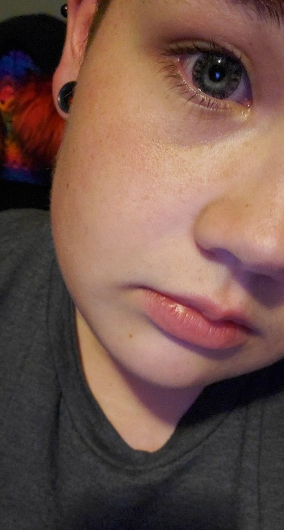 Customer photo review of Angry Grey (Brianna) Colored Contacts (2Pcs) 6 Months