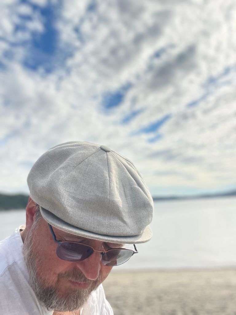 Customer photo review of Connery Cap Linen