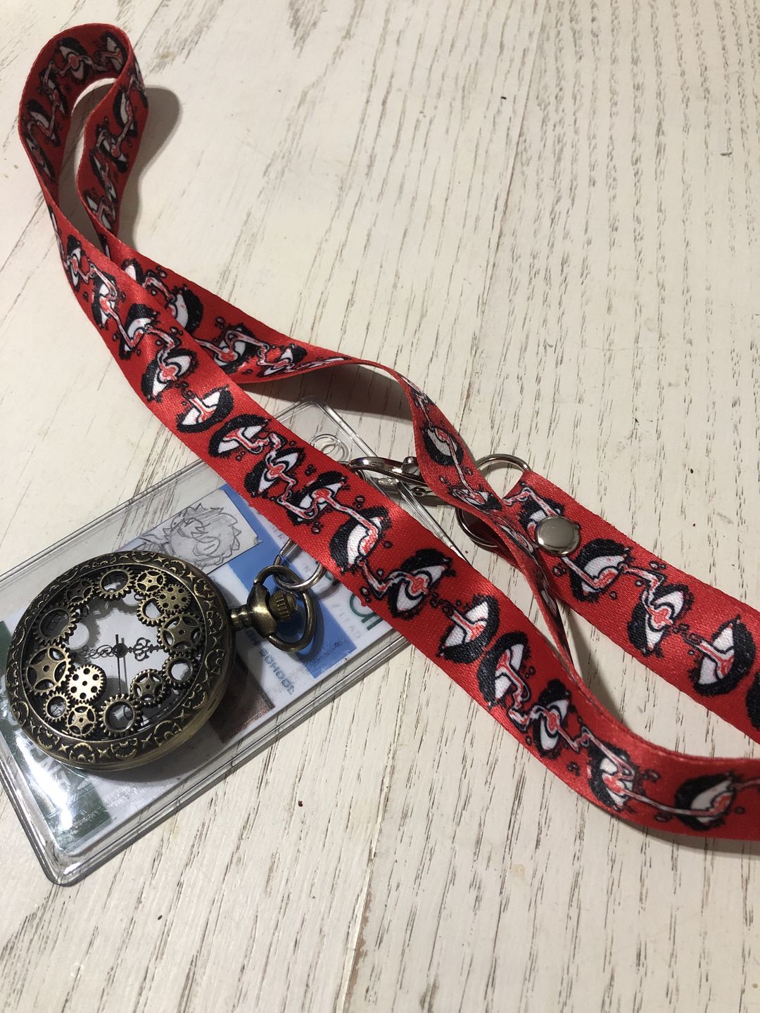 Customer photo review of Dripping Eyes Lanyard