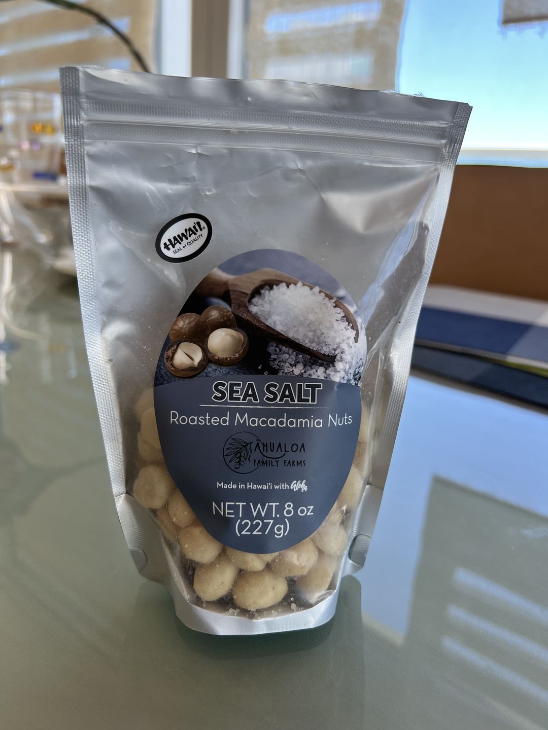 Customer photo review of Sea Salt Macadamia Nuts