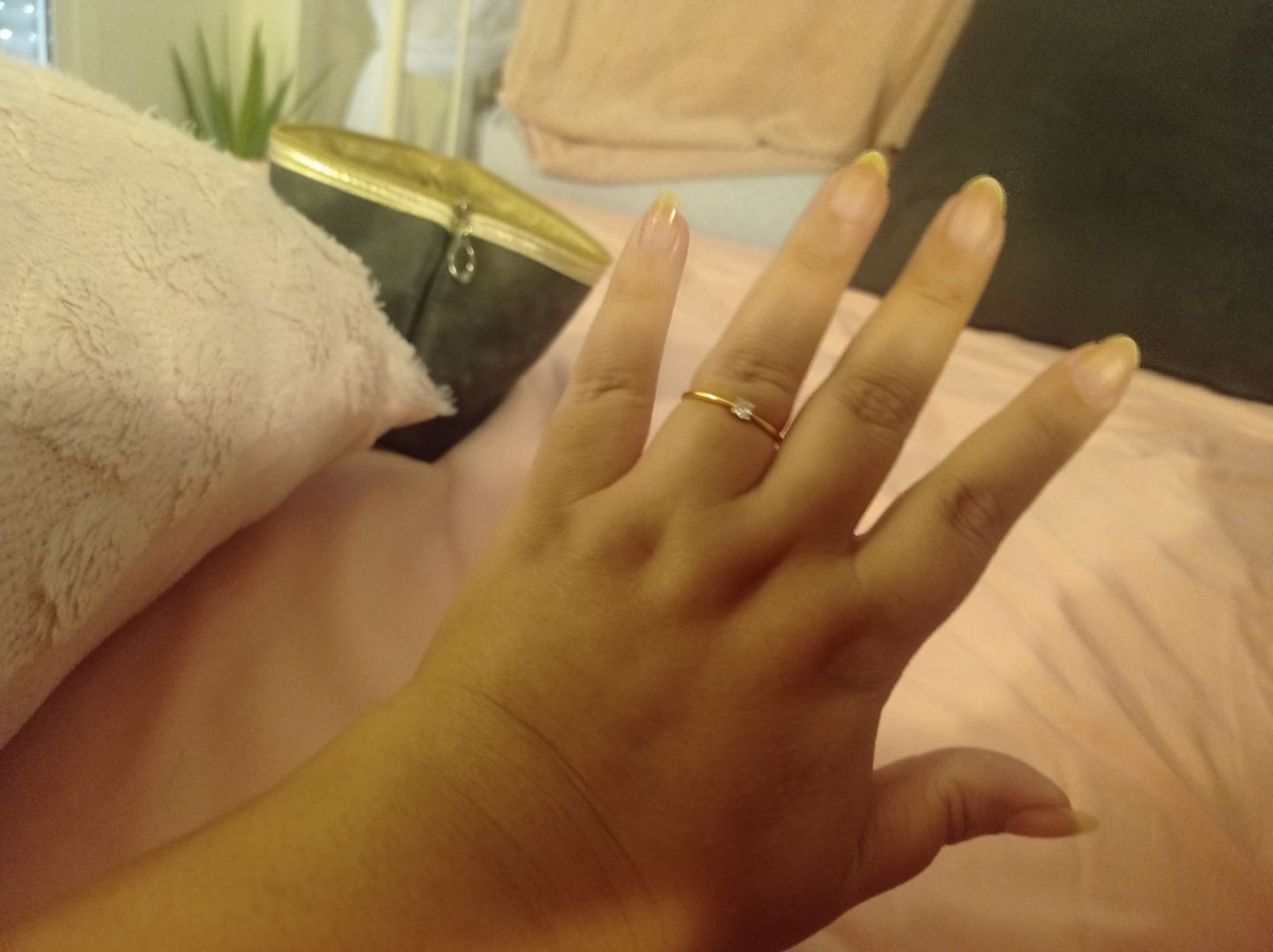 Customer photo review of Anillo Circonita Solitaria