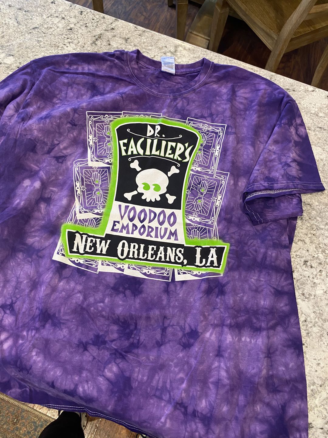 Customer photo review of Dr. Facilier's Voodoo Emporium Shirt