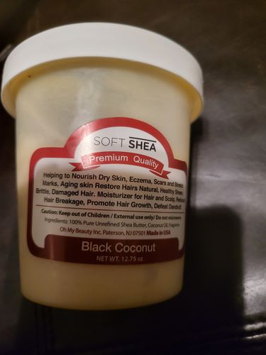 Customer photo review of SoShea Whipped Shea Butter - Coconut & Shea Butter 13.5 oz