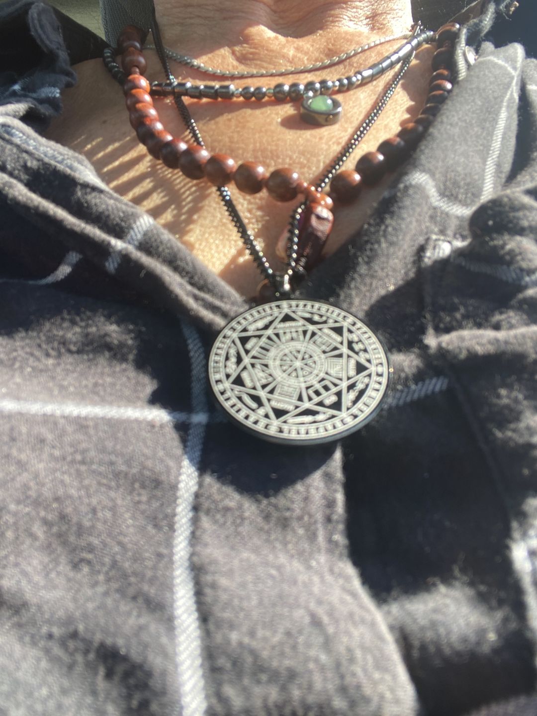 Customer photo review of Pendentif Sceau des 7 Archanges
