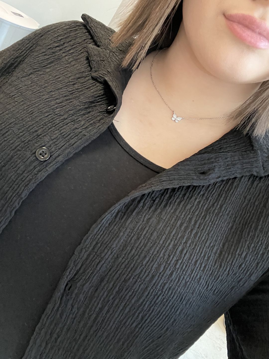 Customer photo review of Sweet Butterfly Kette | 925 Echtsilber