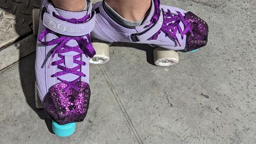 Customer photo review of Prostar Roller Skates - Tracer Silver