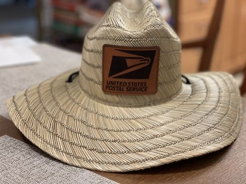 Customer photo review of Personalized Straw Hat