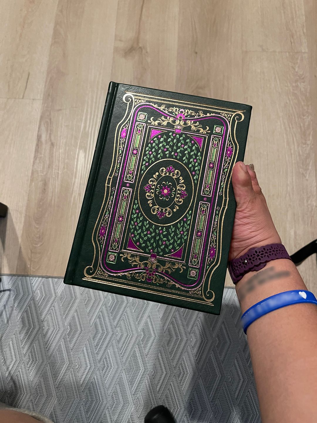 Customer photo review of Literati Notebook - Forest Green