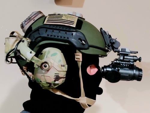 Customer photo review of Bluetooth Noisecanceling Tactical Headset