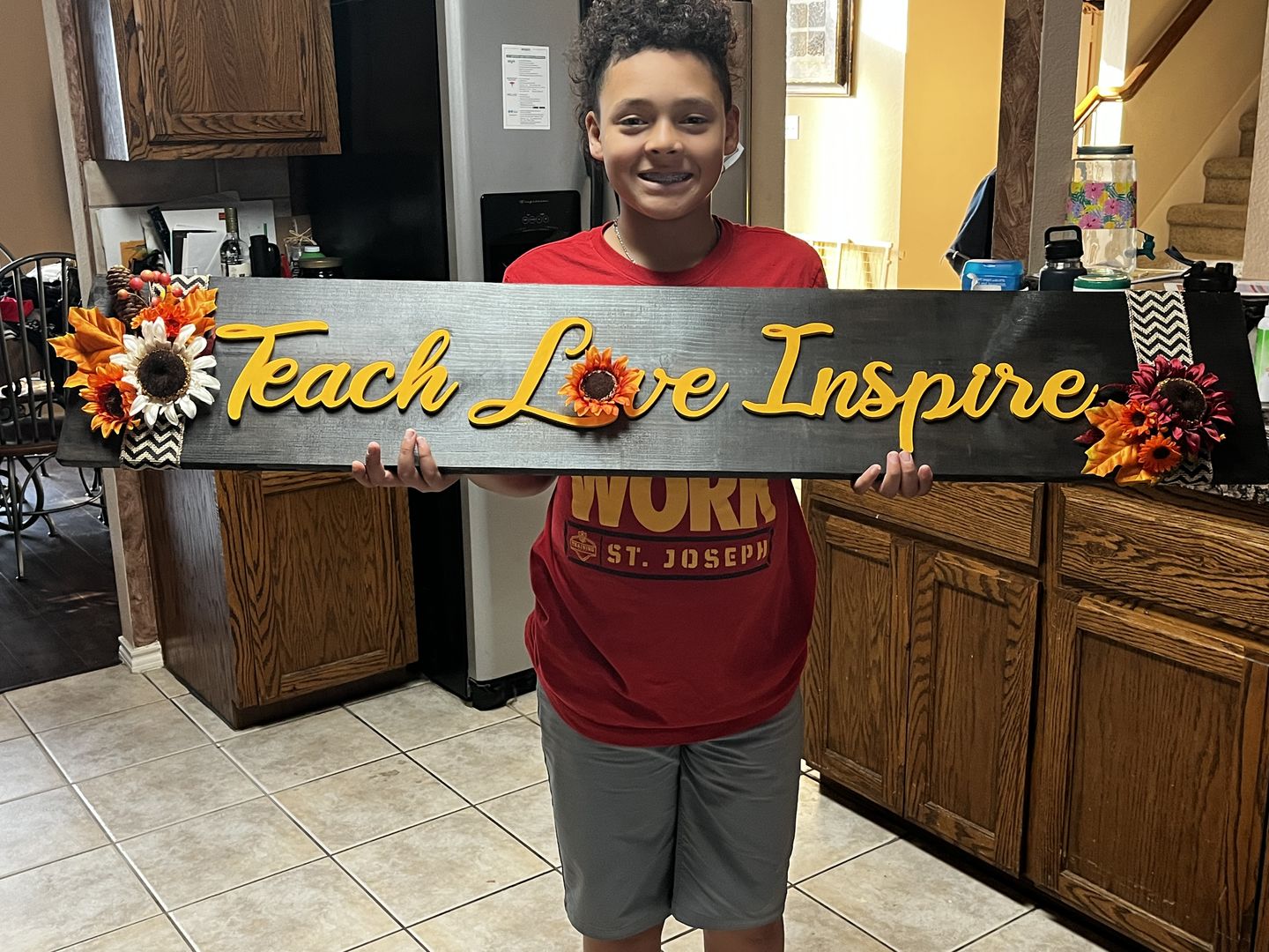 Customer photo review of Script Font Custom Name Wood Cutout - Baby Nursery - Decor - DIY - up to 48 Wide"