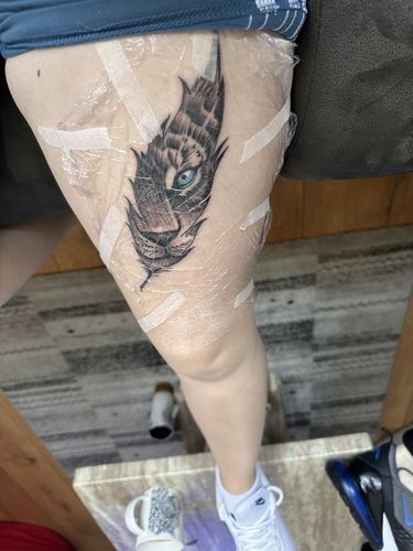 Customer photo review of TattooNumbx Numbing Cream