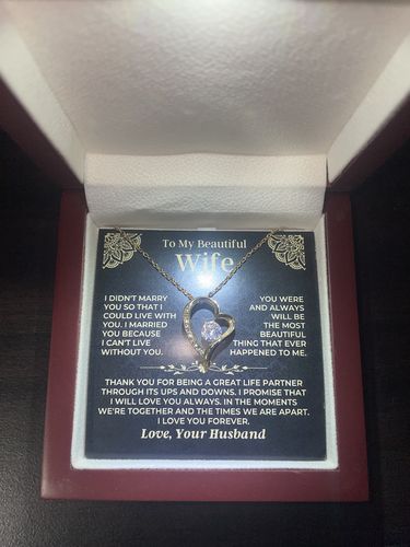 Customer photo review of To My Beautiful Wife - Forever Love Gift Set - SS526