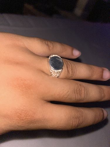 Customer photo review of CL Signet Ring