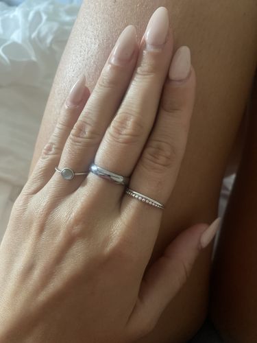 Customer photo review of Basic Ring - Silver