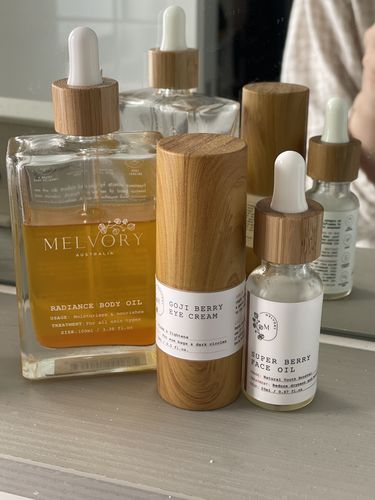 Customer photo review of Super Berry Face Oil