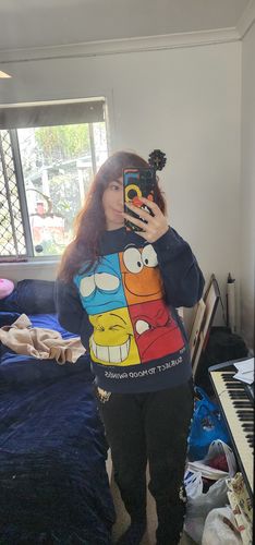 Customer photo review of Vintage Freeze New York Mood Swings 1996 Sweatshirt (S)