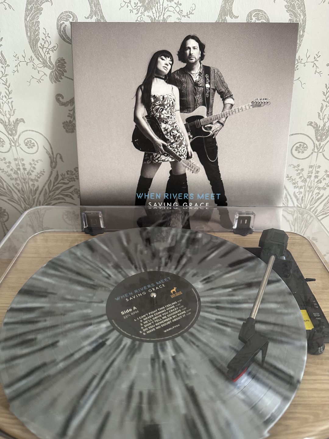 Customer photo review of SAVING GRACE ~ SILVER SPLATTER VINYL 50% OFF