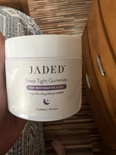 Customer photo review of Sleep Tight Gummies