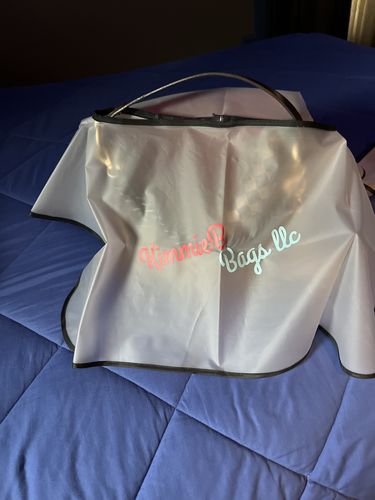 Customer photo review of KIMMIEBBAGS HANDBAG RAIN JACKET - 2 SIZES 062423 $5 OFF