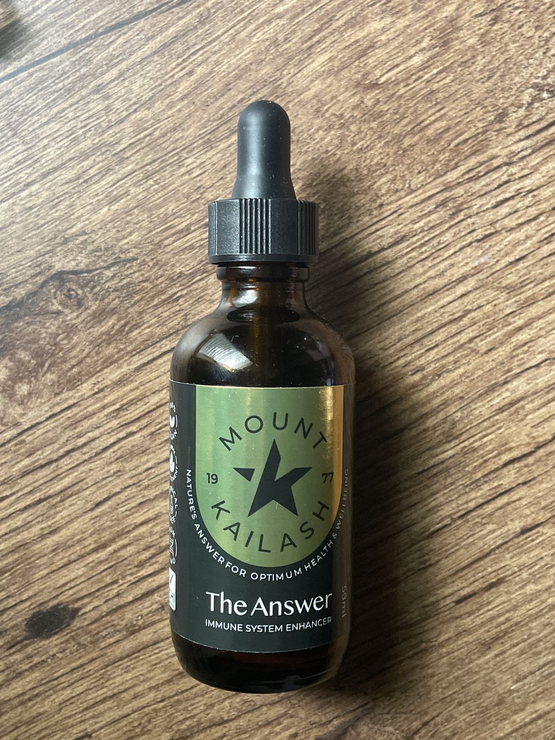Customer photo review of The Answer - Immune System Enhancer
