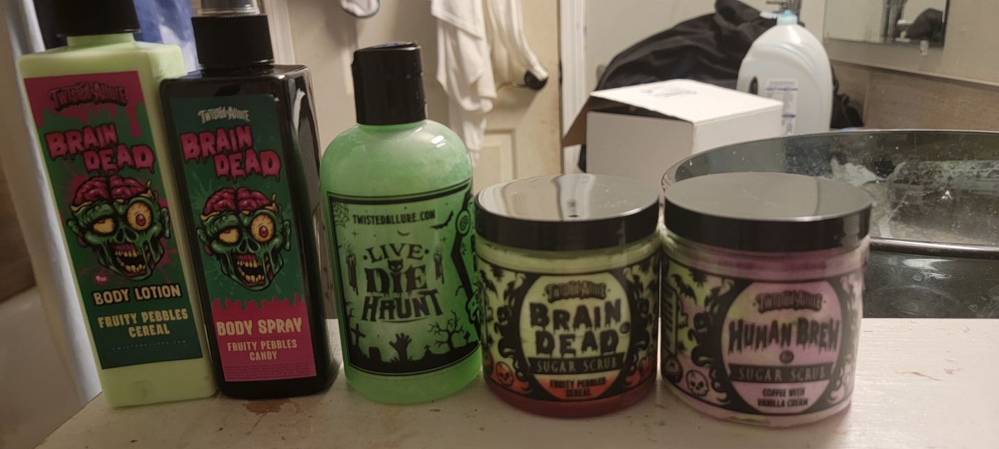 Customer photo review of Brain Dead Body Lotion (Fruity Pebbles Cereal)