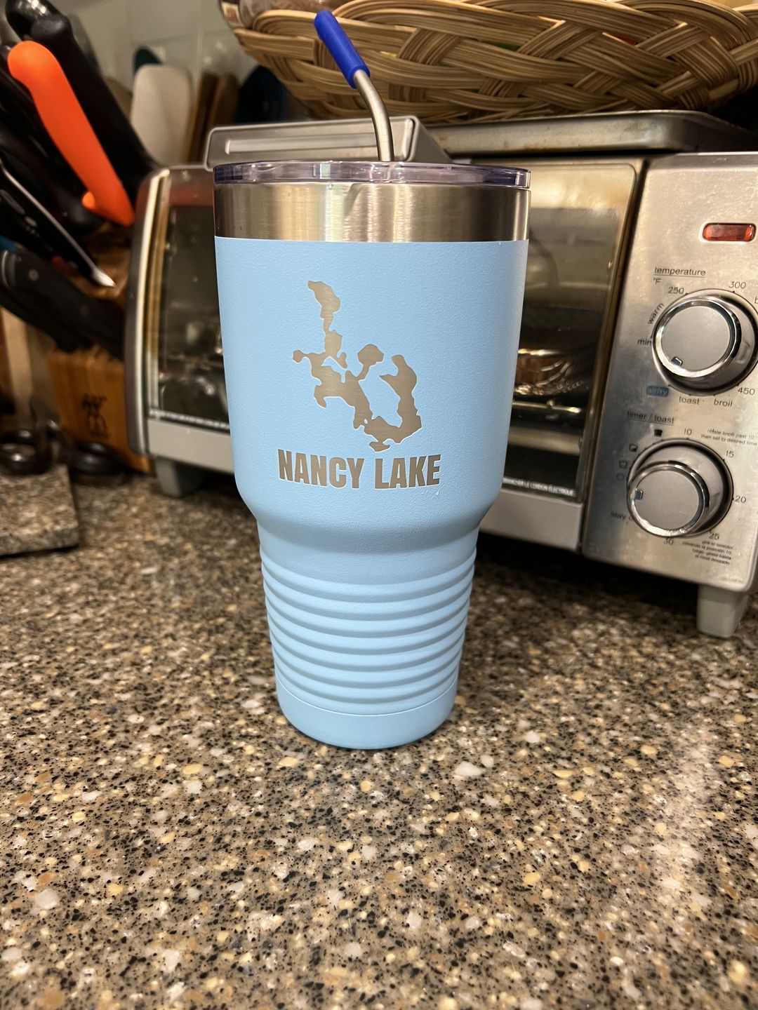 Customer photo review of Custom Lake 30oz Tumbler