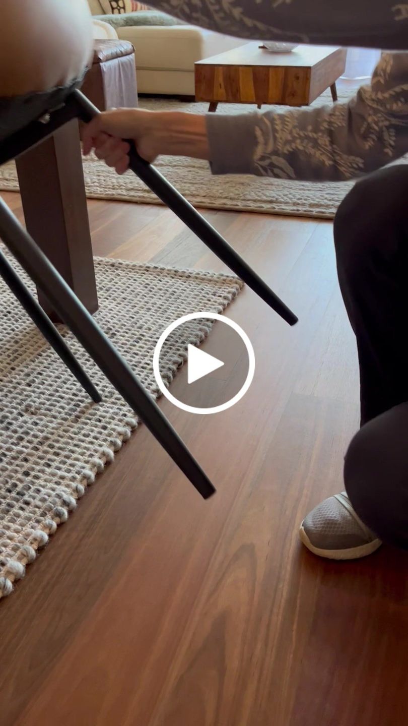 Customer video review of Groovy Chair Leg Protector Glides - 32x Pack