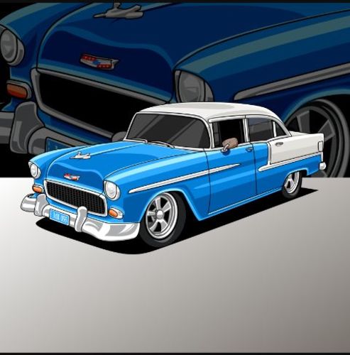 Customer photo review of Custom Drawing Style Car Drawing
