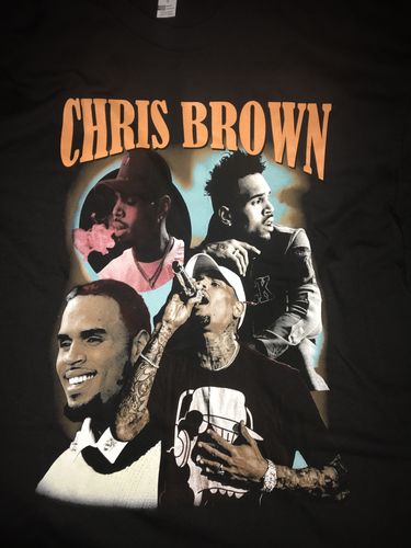 Customer photo review of "Chris Brown" Graphic T-Shirt