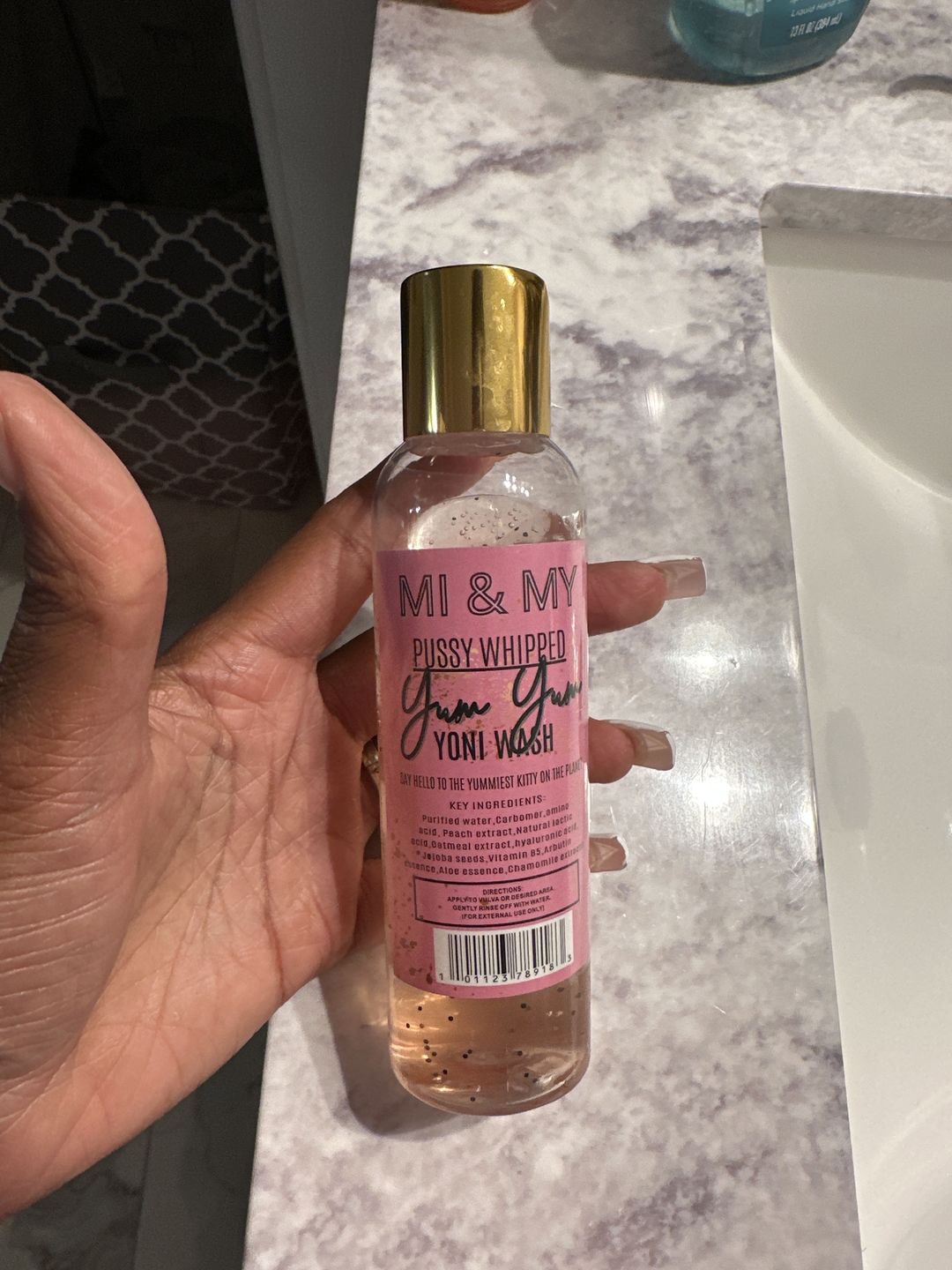 Customer photo review of P*ssy Whipped Yum Yum Yoni Wash