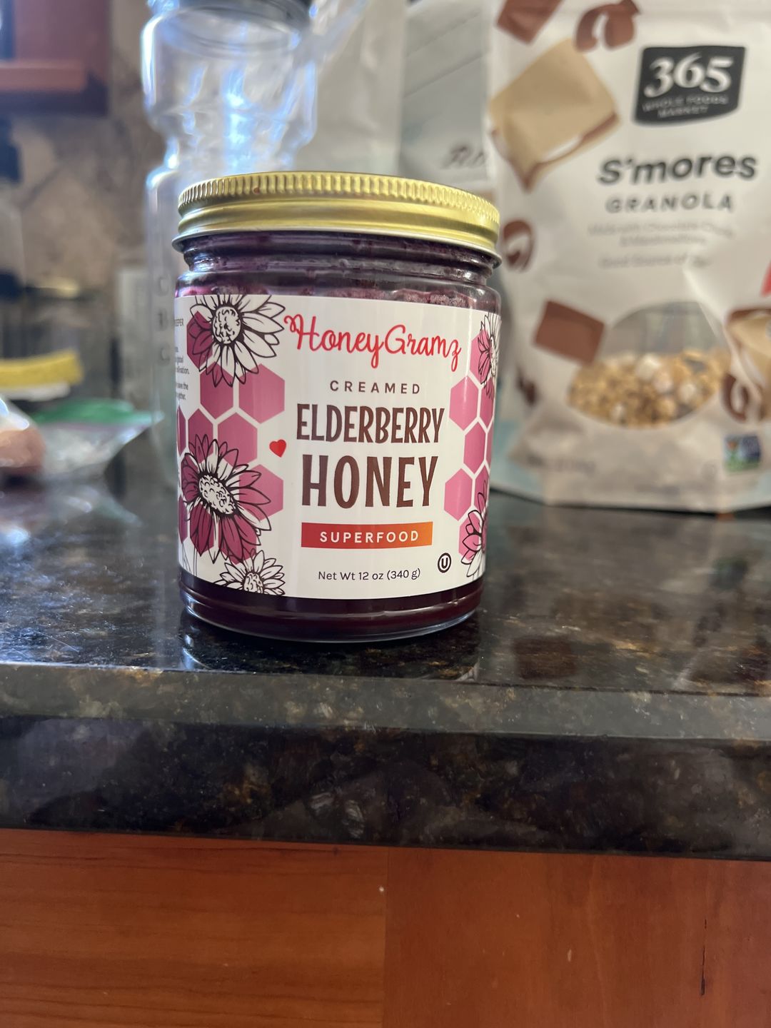 Customer photo review of Organic Elderberry Honey