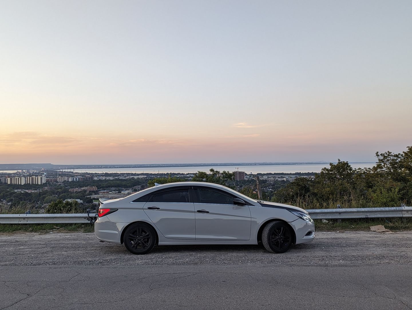 Customer photo review of High Glossy Gainsboro Gray Vinyl Wrap