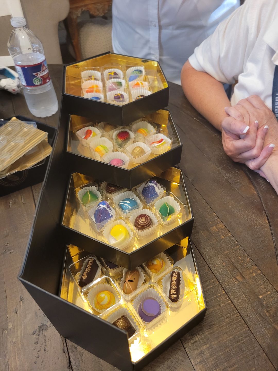Customer photo review of Signature Chocolate Tasting Gift Set, 36 pieces