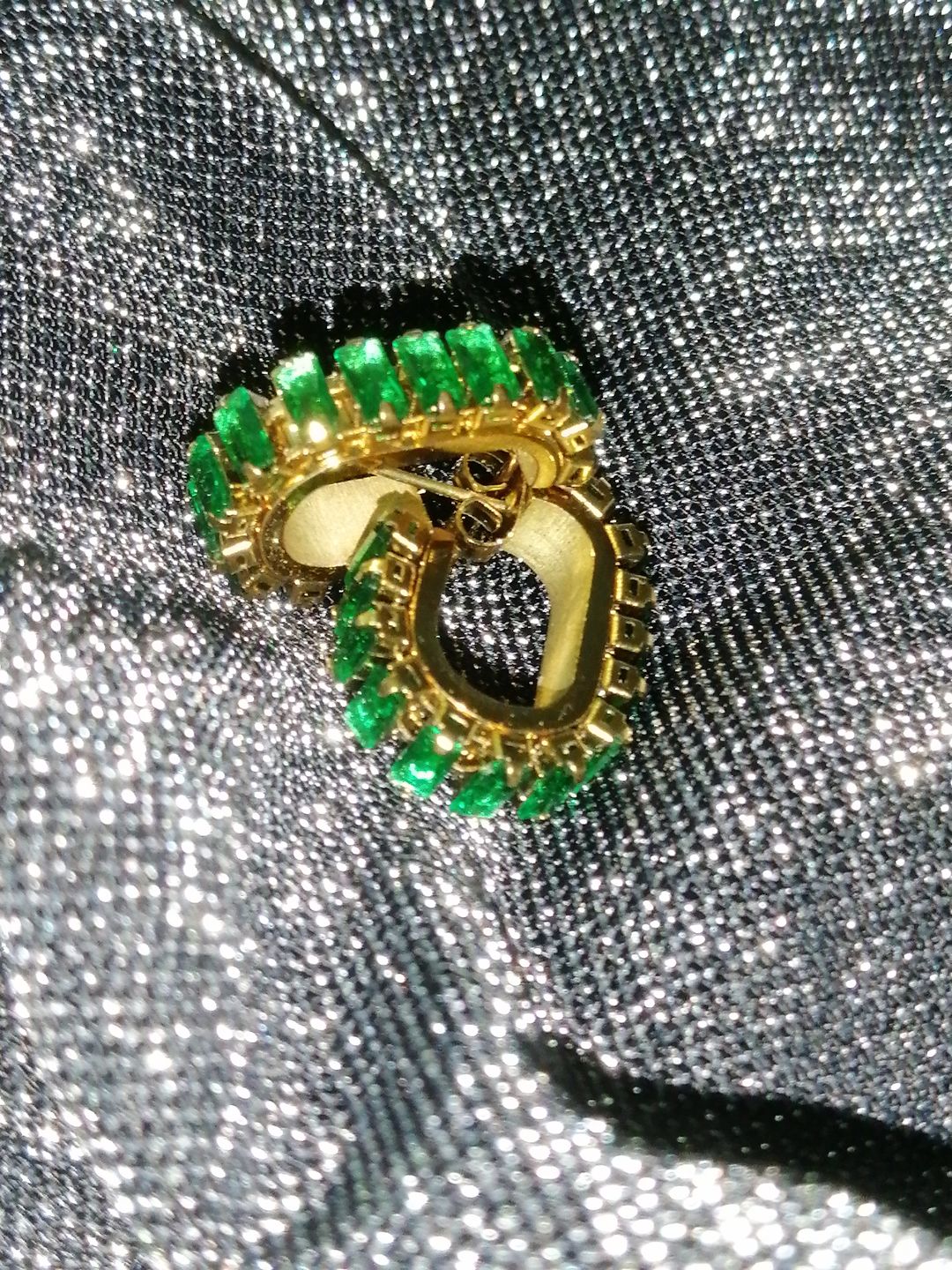 Customer photo review of Aretes Bling