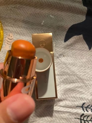 Customer photo review of O.TWO.O GLOW COLOR BOUNCE MOUSSE BLUSH