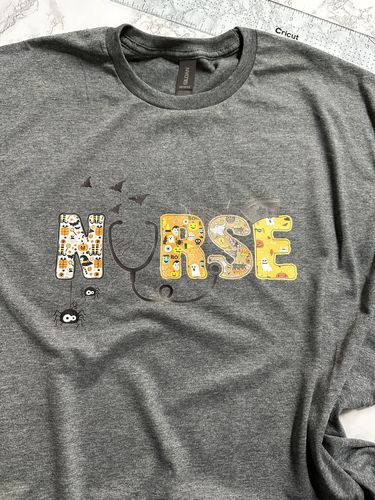 Customer photo review of HALLOWEEN NURSE DTF Transfer