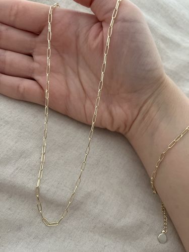 Customer photo review of CHOCKER ADA BAÑO DE ORO