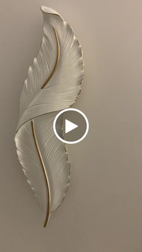 Customer video review of Aplica LED Luxury Feather 36W 87CM
